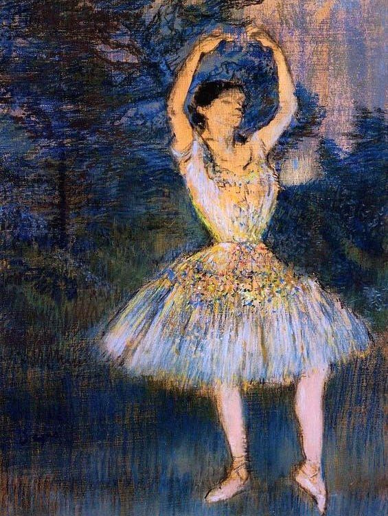 Edgar Degas Dancer with Raised Arms